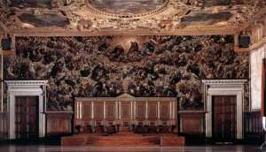 "Paradise" - Tintoretto Displayed in the Doge's Palace iconicpaintings.wordpress.com