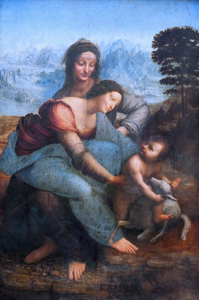 "Virgin and St. Anne" - Leonardo da Vinci 